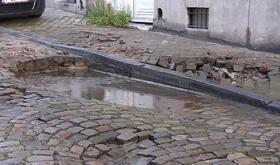 Eau : rupture d'une canalisation rue de Joie à Liège