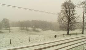 Les premiers flocons sont tombés en Province de Liège
