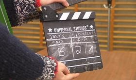 Tournage de Patrick Allen dans une école à Herstal