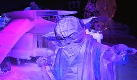 Ice Star Wars: clôture du festival de sculptures sur glace