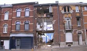 Explosion rue de Robermont : une maison détruite
