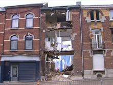Explosion rue de Robermont : une maison détruite