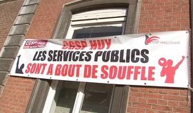 Action syndicale au Forem de Huy
