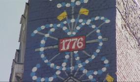 Fresque à l'occasion des 240 ans du Bouquet d'Outre-Meuse