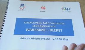Waremme : extension du parc d'activités économiques