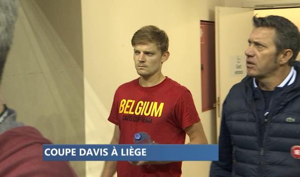 Julien Cagnina et David Goffin ensemble en Coupe Davis