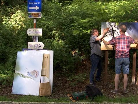 L'expo en plein air du Photo Club Beynois sur la Ligne 38 