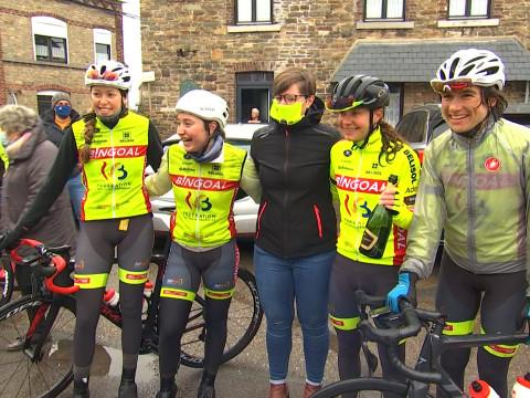 La cycliste Delphine Thirifays a bouclé 1000 km en 9 jours pour Leg's Go