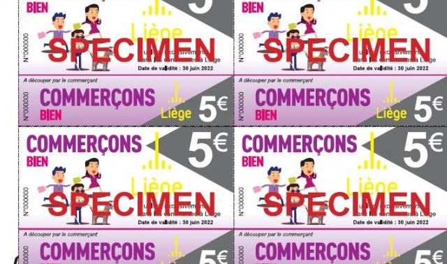 Lancement des "chèques commerces" pour les Liégeois