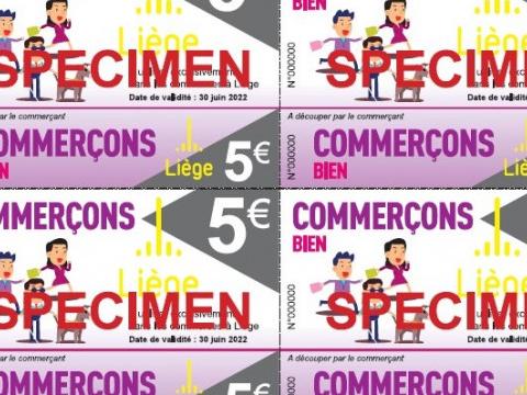 Lancement des "chèques commerces" pour les Liégeois