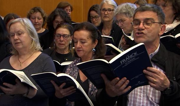 Le choeur universitaire de Liège chantera les Béatitudes de César Franck avec un choeur allemand