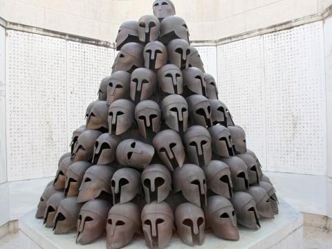 Vol de casques grecs au Mémorial de Cointe 