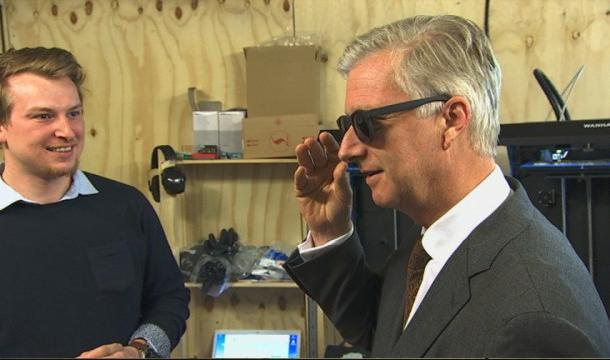 Le Roi Philippe au hub créatif liégeois 