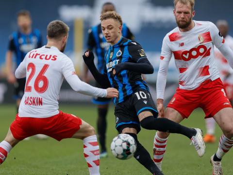 Le Standard surclassé par le Club de Bruges