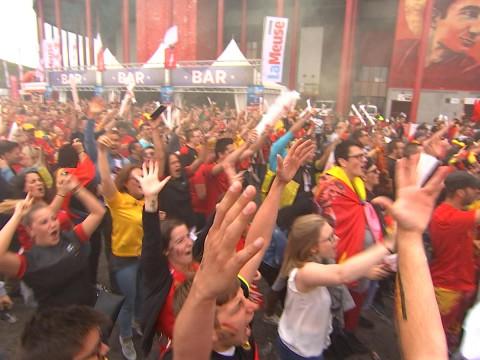 Les Diables Rouges en démonstration, Sclessin exulte !