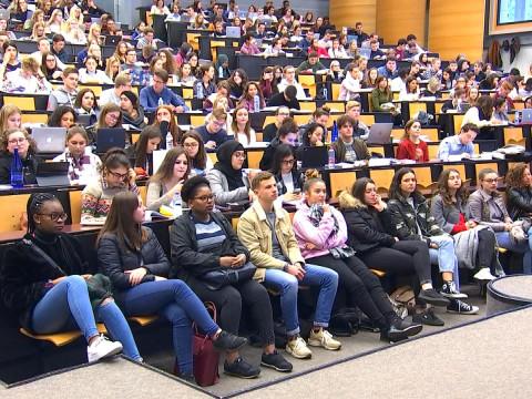 Les étudiants à la découverte d'ULiège 