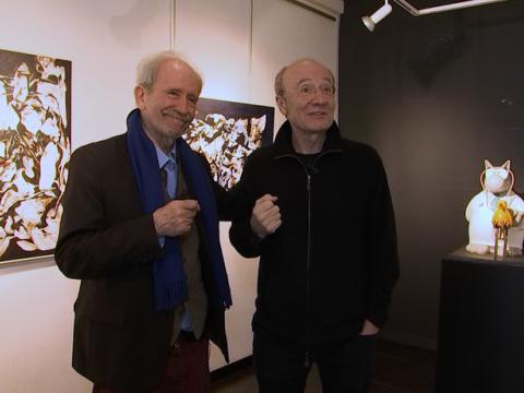 Les frères Geluck exposent ensemble à la galerie Liehrmann