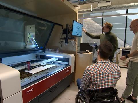 Les imprimantes 3D du Relab de Liège au service des PMR