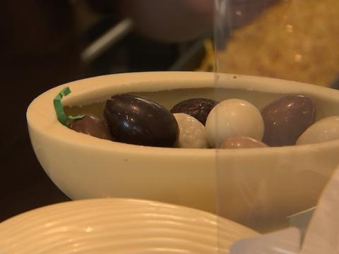 Les oeufs en chocolat ont la cote à l'approche de Pâques 