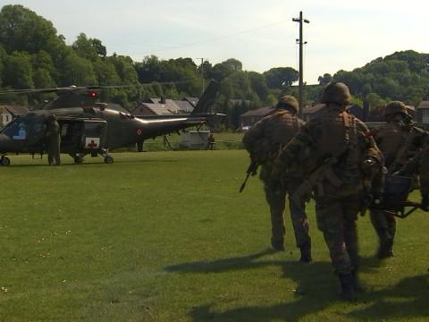 Les para-commandos en formation sur le territoire