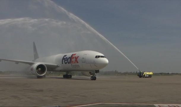 Liaison logistique Liège - Memphis : vol inaugural