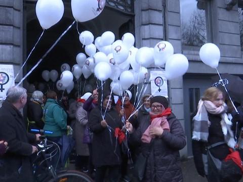 Liège : 200 personnes ont pris part à la cyclo-parade féministe