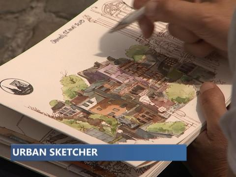 Liège envahie par les Urban Sketchers