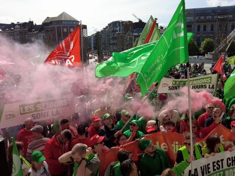 Les syndicats chrétiens et socialistes à nouveau dans la rue le 29 avril