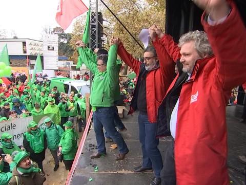 Manifestation : 10 000 personnes au parc d'Avroy 
