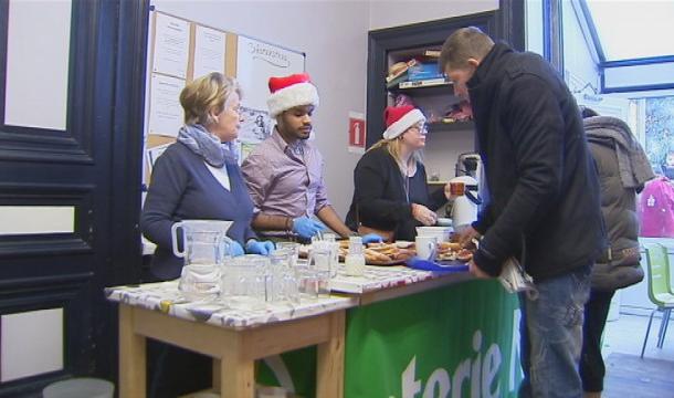 Noël des plus démunis à l'accueil Botanique