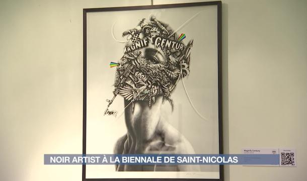 Noir Artist est l'invité d'honneur de la biennale de l'art de Saint-Nicolas