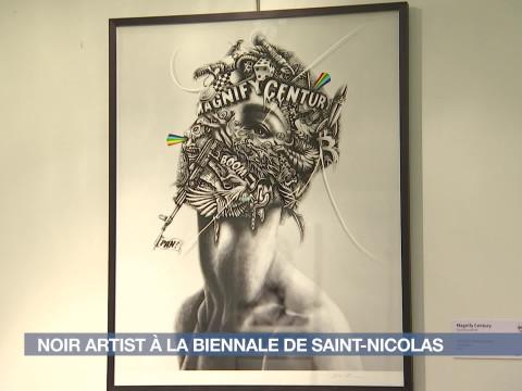 Noir Artist est l'invité d'honneur de la biennale de l'art de Saint-Nicolas