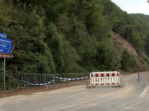 Nonceveux : les travaux de sécurisation débutent pour rouvrir la N633 