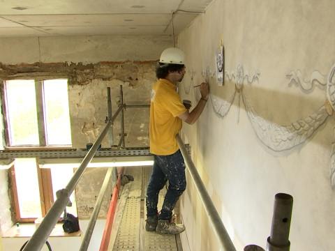 Paix-Dieu: un chantier-école international en peinture du patrimoine