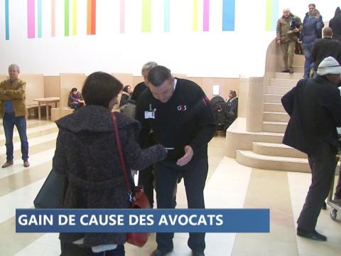 Palais de justice : mesures de sécurité allégées pour les avocats