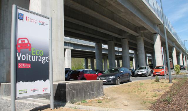 Parking d'éco-voiturage à Bassenge 
