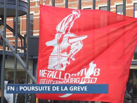 Poursuite de la grève à la FN Herstal