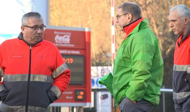Reprise du travail chez Coca-Cola à Chaudfontaine
