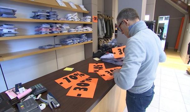 Soldes hiver: de 25 à 30% du stock à écouler