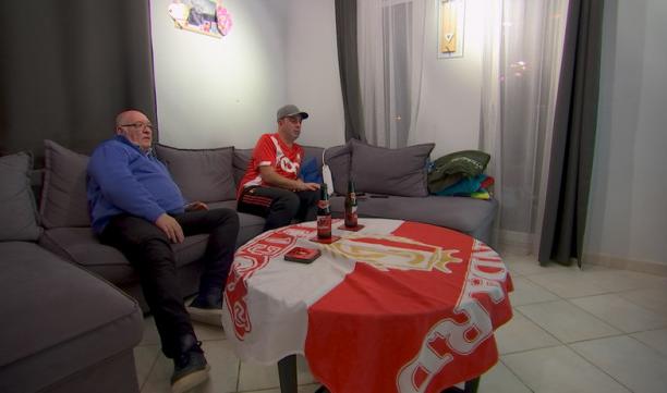 Supporters Rouches confinés pour le derby wallon