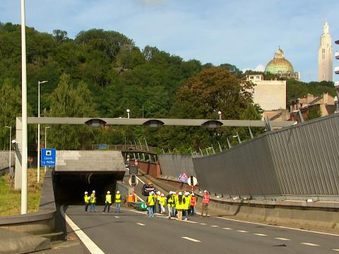 Tunnel de Cointe, sécurité renforcée, mais vitesse toujours limitée à 50 km/h !