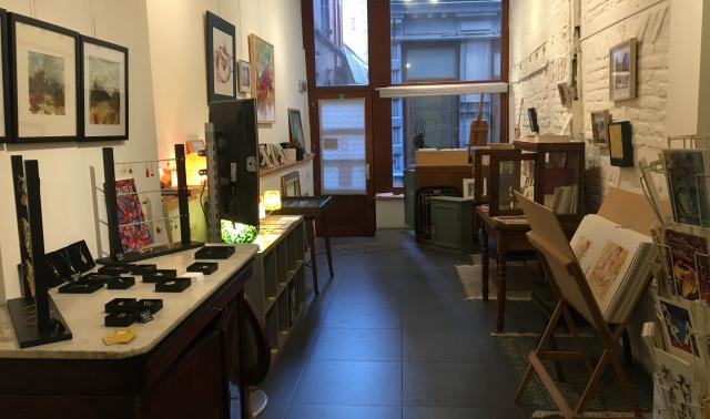 Un art-shop éphémère dans une ruelle à Liège!