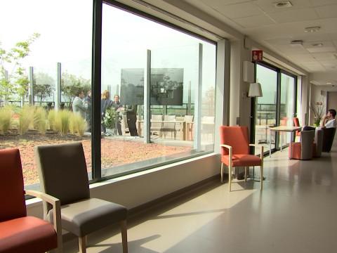 Un jardin sur le toit de la clinique CHC Hermalle pour les patients en soins palliatifs