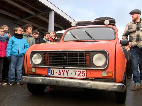 Un jeune mécanicien d'Oupeye au départ du 4L Trophy