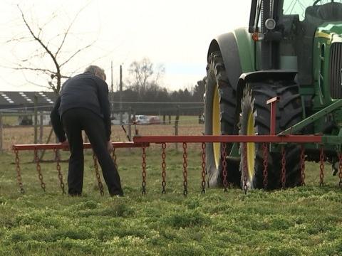 Une barre d'effarouchement pour préserver la faune hesbignonne