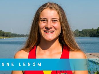 Une jeune rameuse liégeoise sur le plan d'eau olympique de Tokyo