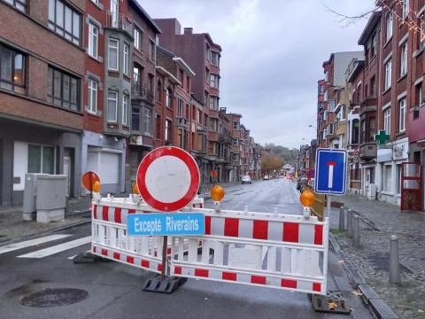 Une partie de la rue Maghin en sens unique 