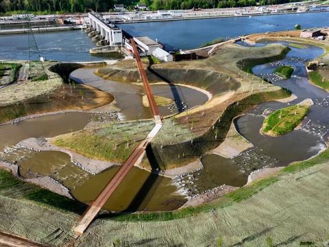 Une rivière artificielle de 700m pour le bien-être des poissons