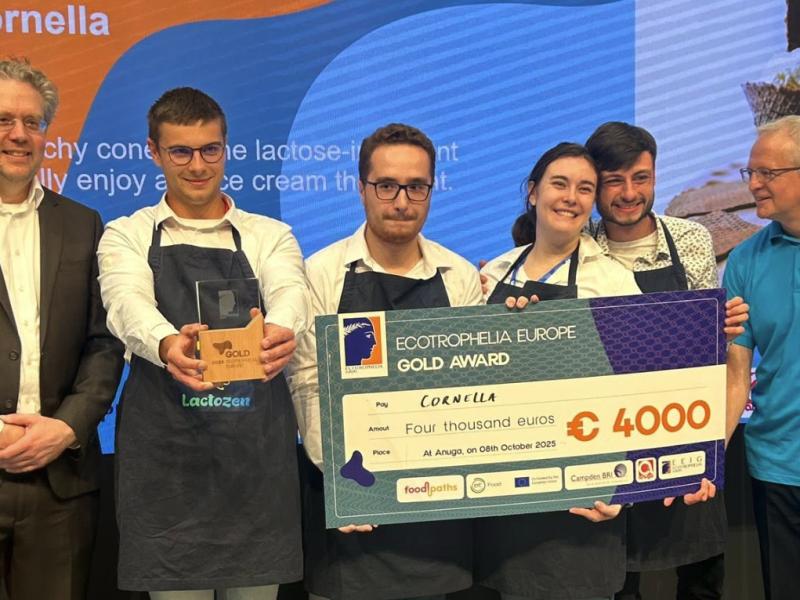 Des Hutois sacrés champions d’Europe de l’innovation alimentaire !