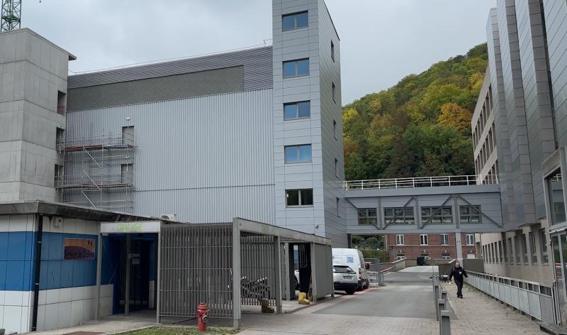 Le bâtiment D, coeur du service de dialyse au CHR de Huy